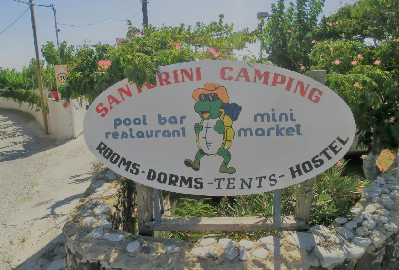 Santorini Camping&Hostel Fira  Esterno foto